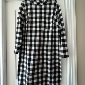 Talbots Monochrome Geometric Patterned Dress